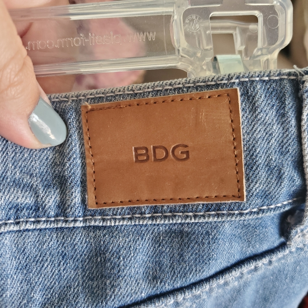 BDG Urban Outfitters Erin HIgh Rise Denim Shorts - Picture 6 of 8